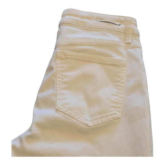 Pilcro and the Letterpress Jeans Womens 28 White High Rise Bootcut Casual Grunge - Picture 9 of 15